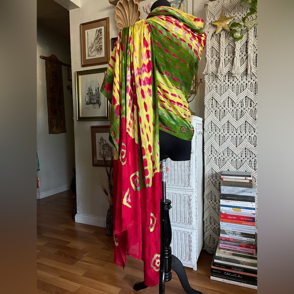 Colorful dupata shawl - Picture 3 of 7